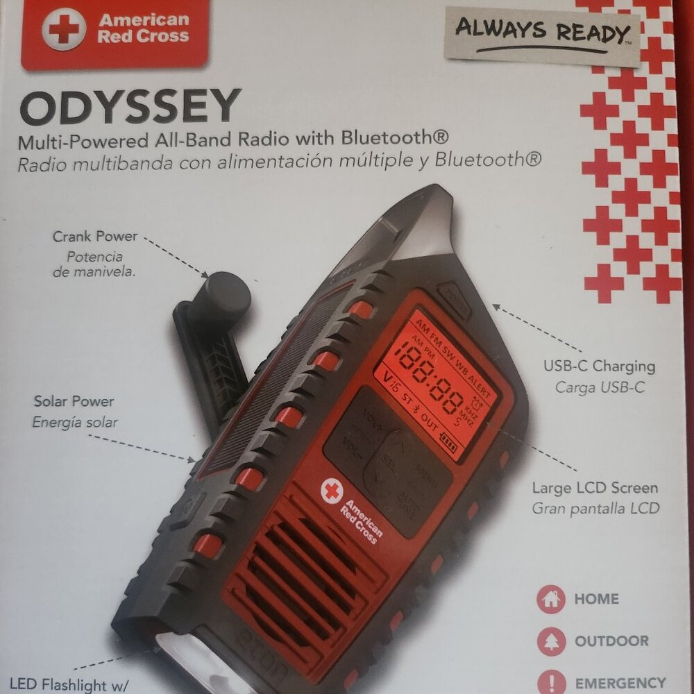 Multi powered All Band emergency radio